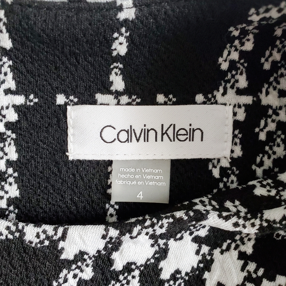 Calvin Klein Plaid Sheath Dress - Picture 8 of 9